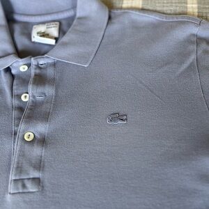 Lacoste Blue Polo Shirt Soft Cotton Classic